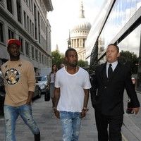 Kanye West - London Fashion Week Spring Summer 2012 - Christopher Kane - Outside